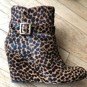 Vince Camuto Leopard Print Booties